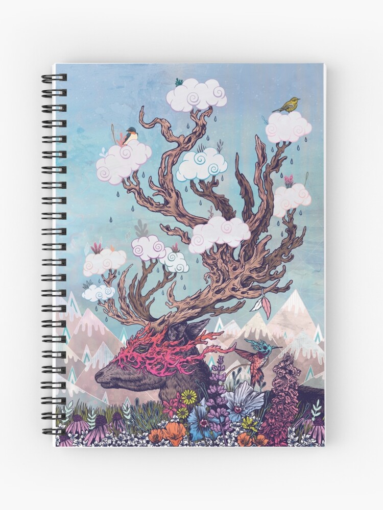 Thumbnail 1 of 3, Journal, Journeying Spirit (deer) designed and sold by MatMiller.
