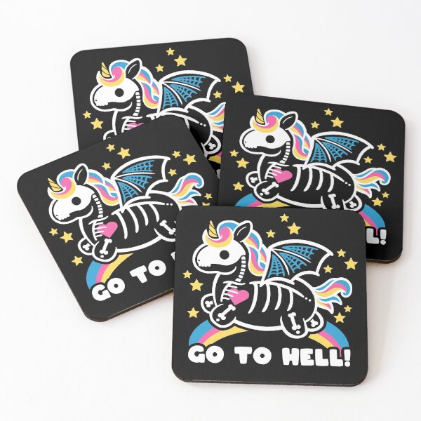 Item preview, Skeleton unicorn designed and sold by NemiMakeit.