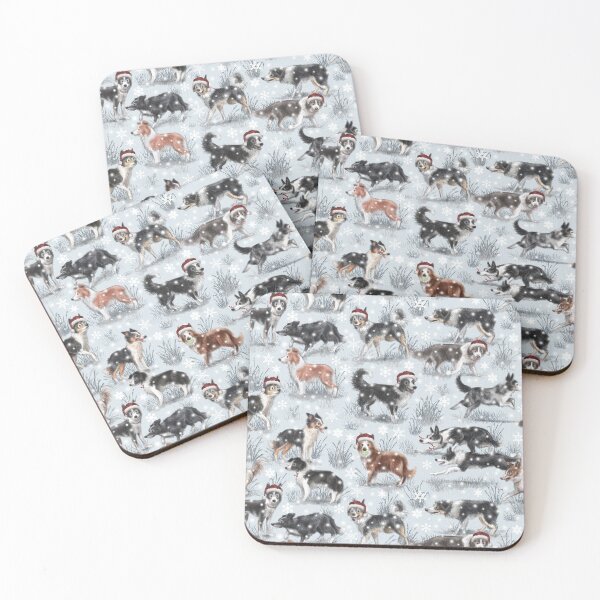 Item preview, The Christmas Border Collie designed and sold by Elspeth Rose Design.