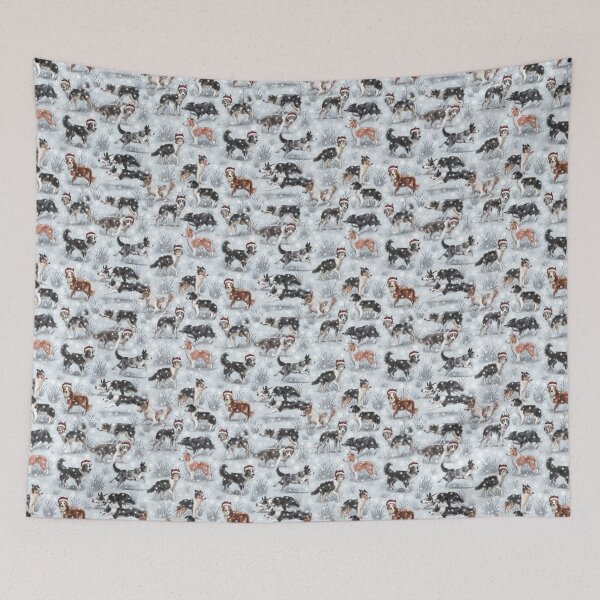 Item preview, The Christmas Border Collie designed and sold by Elspeth Rose Design.
