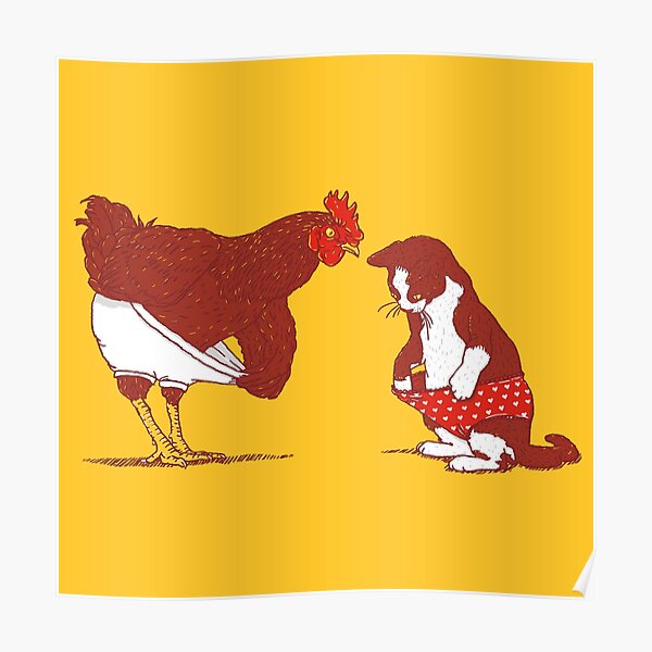 Chicken Funny Wall Art Redbubble - create a kennykylestancartman roblox