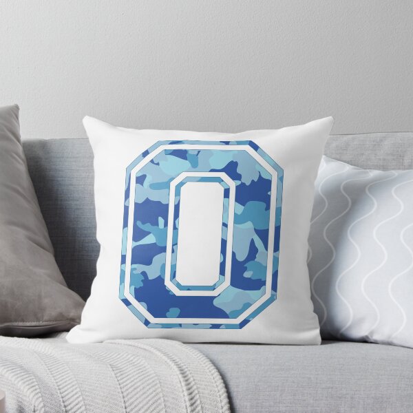 Item preview, Team Sports Uniform Number #0 - Blue Camouflage designed and sold by RiplMedia.