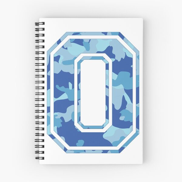 Item preview, Team Sports Uniform Number #0 - Blue Camouflage designed and sold by RiplMedia.