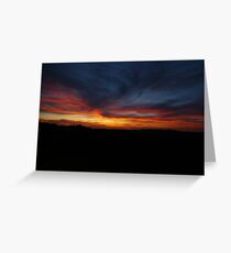 Sky on Fire Greeting Card