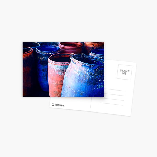 Paint Jars Postcard