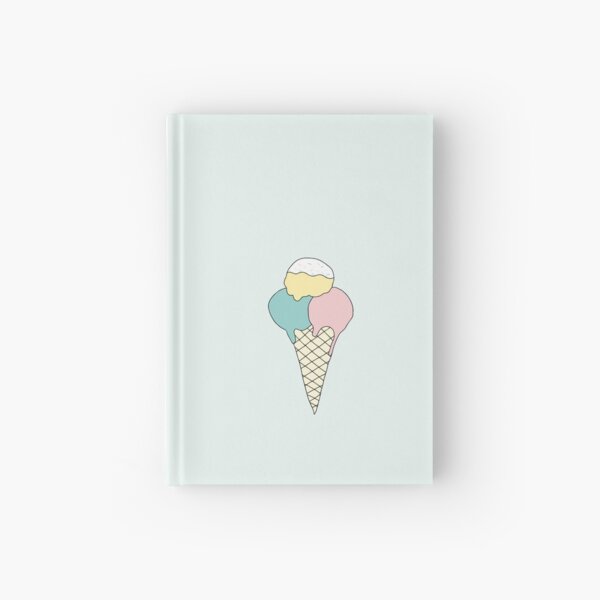 Eis auf türkis Notizbuch