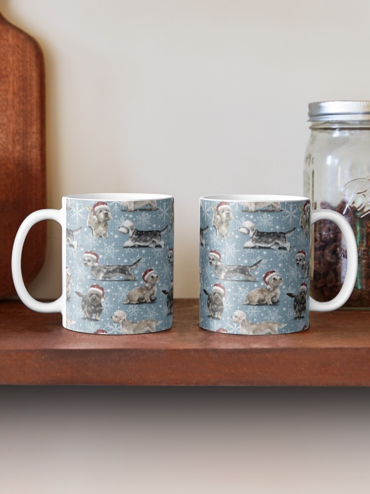 Alternate view of The Christmas Dandie Dinmont Terrier Mug