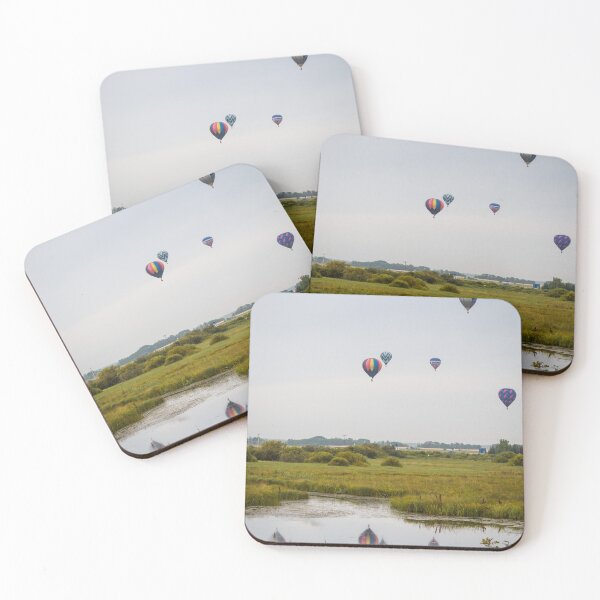 Item preview, Balloons reflect in a pond designed and sold by Sheri Skocdopole.