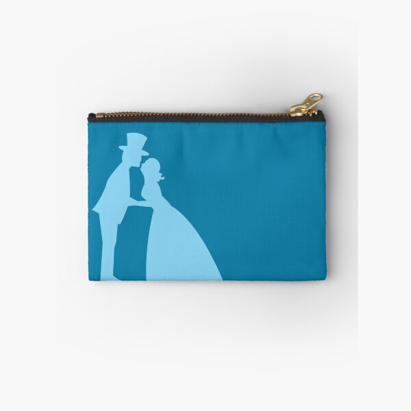 Item preview, Blue wedding top hat kissing designed and sold by jazzydevil.