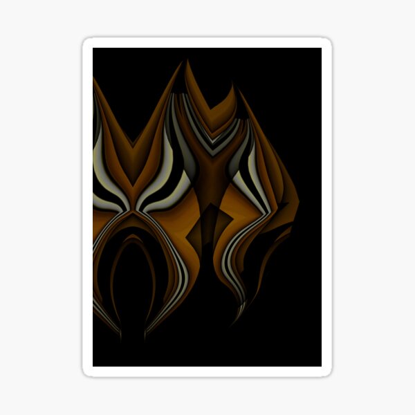 Curvilinear Project No. 242 ( Ziba ) Sticker