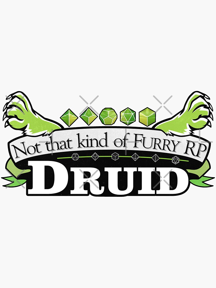 Druid Dandd Sticker For Sale By Deckard255 Redbubble 1856