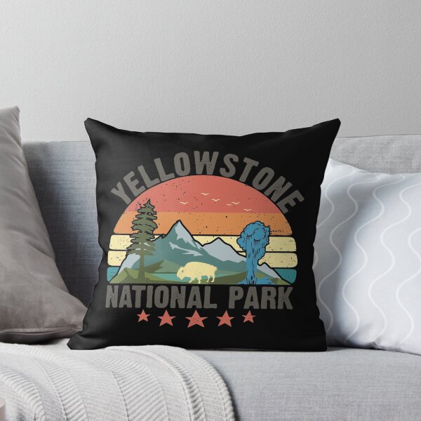 Item preview, Parque Nacional Yellowstone Wyoming montañas paisaje volcán géiser designed and sold by alenaz.