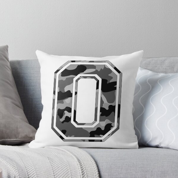 Item preview, Team Sports Uniform Number #0 - Black Camouflage designed and sold by RiplMedia.