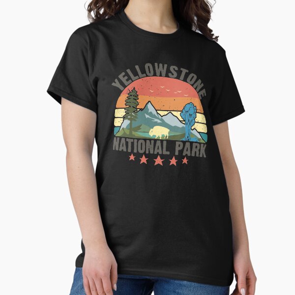 Item preview, Yellowstone National Park Wyoming mountains landscape volcano geyser designed and sold by alenaz.
