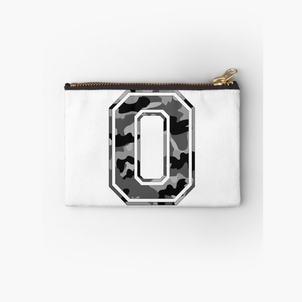 Item preview, Team Sports Uniform Number #0 - Black Camouflage designed and sold by RiplMedia.