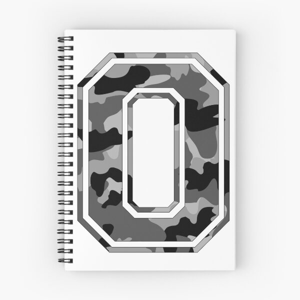 Item preview, Team Sports Uniform Number #0 - Black Camouflage designed and sold by RiplMedia.
