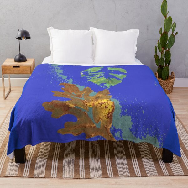 Item preview, Autumn Oak Leaf on Royal Blue designed and sold by djrunnels.