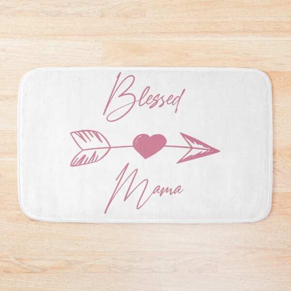 Item preview, Blessed Mama boho pink lettering designed and sold by Arch4Design.