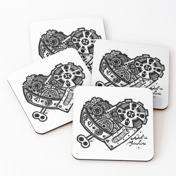 Item preview, The Heart is Not a Machine Drawing designed and sold by ZaryaKiqo.
