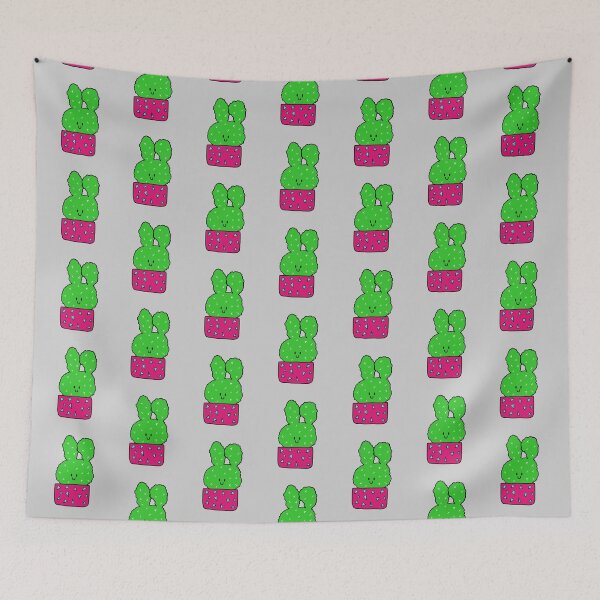 Item preview, Cute Cactus Design #1: The Smiling Bunny Cactus designed and sold by DreamCactus.