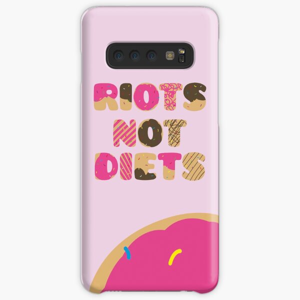 Riots Not Diets // Pink Samsung Galaxy Snap Case