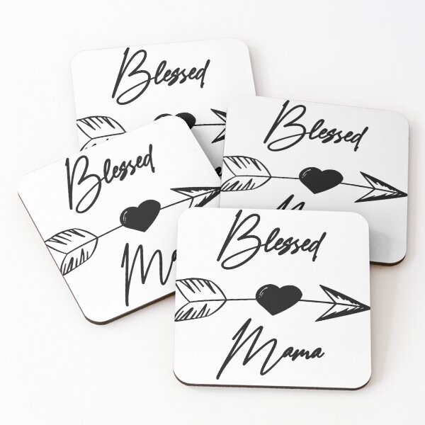 Item preview, Blessed Mama boho black lettering designed and sold by Arch4Design.