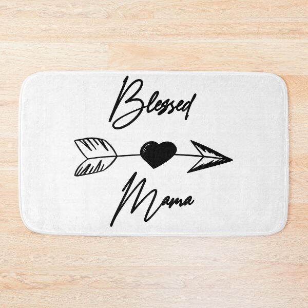 Item preview, Blessed Mama boho black lettering designed and sold by Arch4Design.