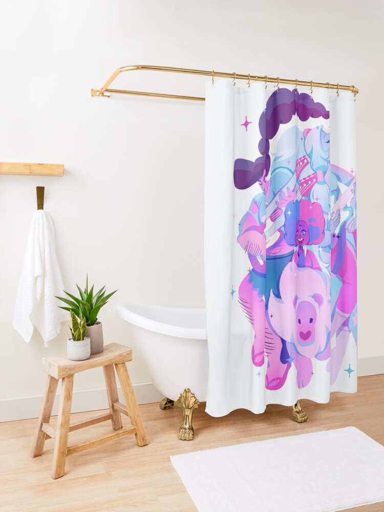 Alternate view of Independent Together Shower Curtain