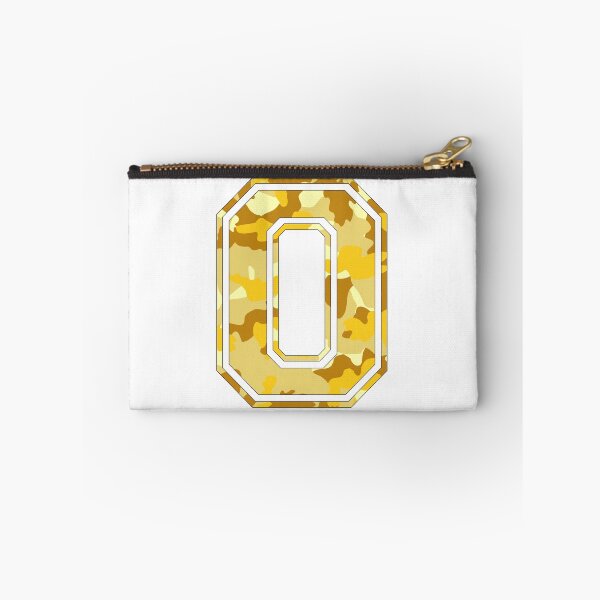 Item preview, Team Sports Uniform Number #0 - Yellow Camouflage designed and sold by RiplMedia.