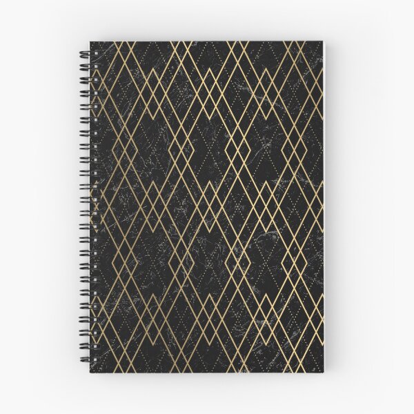 Item preview, Black Gold Art Deco Marble Style Gatsby  designed and sold by Bebichic.