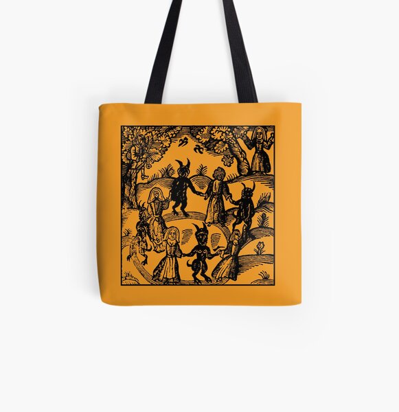 Dance with the Devil All Over Print Tote Bag