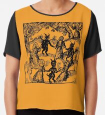 Dance with the Devil Chiffon Top