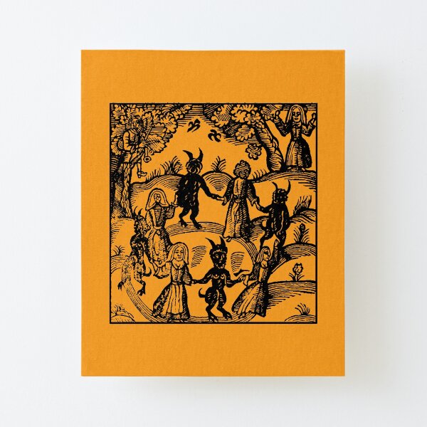 Dance with the Devil Canvas Mounted Print