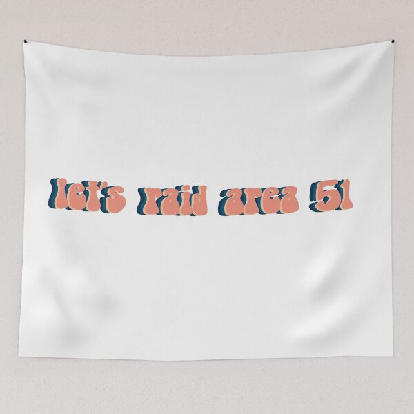 Item preview, Let’s Raid Area 51 designed and sold by lilydlin.