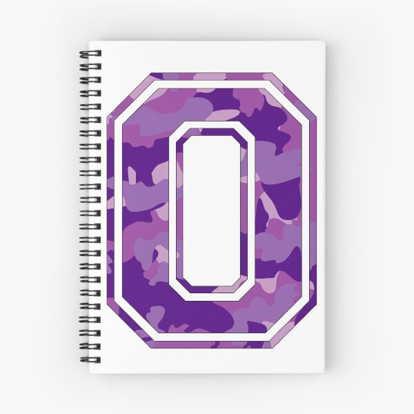 Item preview, Team Sports Uniform Number #0 - Purple Camouflage designed and sold by RiplMedia.