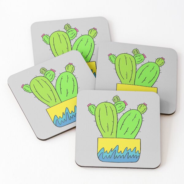 Item preview, Cute Cactus Design #2: Grown Apart Flower Cacti designed and sold by DreamCactus.