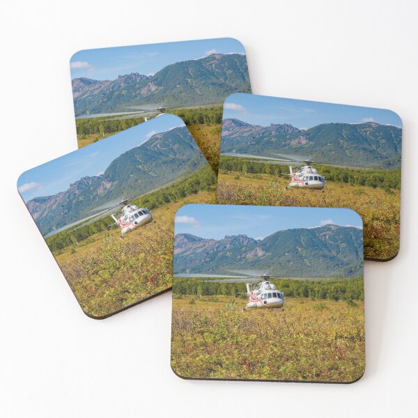 Item preview, Helicopter landed in an autumn landscape designed and sold by Svetlana Korneliuk.