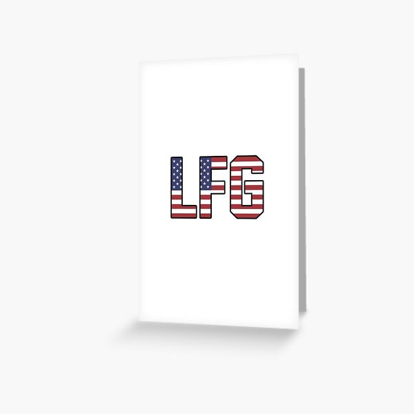 USWNT LFG Greeting Card
