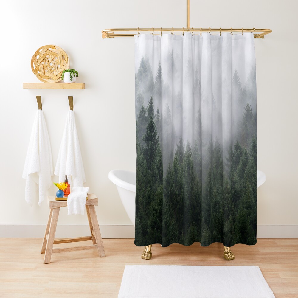 Home Is A Feeling Shower Curtain