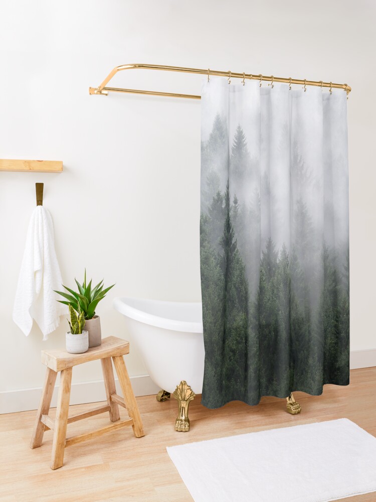 Alternate view of Home Is A Feeling Shower Curtain