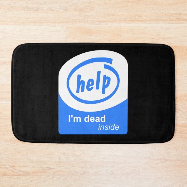 Item preview, Help In The Dead Inside Funny Logo Parody designed and sold by ELKaito.