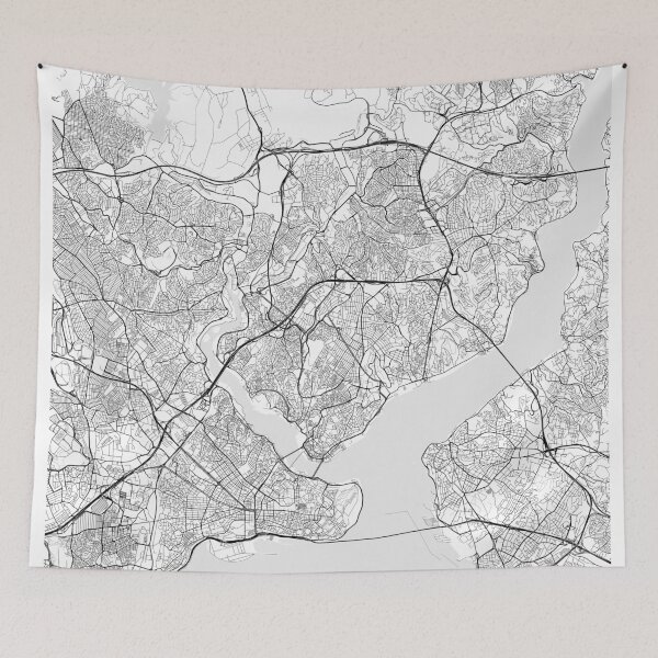 Item preview, Istanbul Map designed and sold by Kara515.