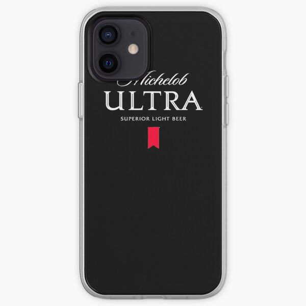 Michelob Ultra white iPhone Soft Case