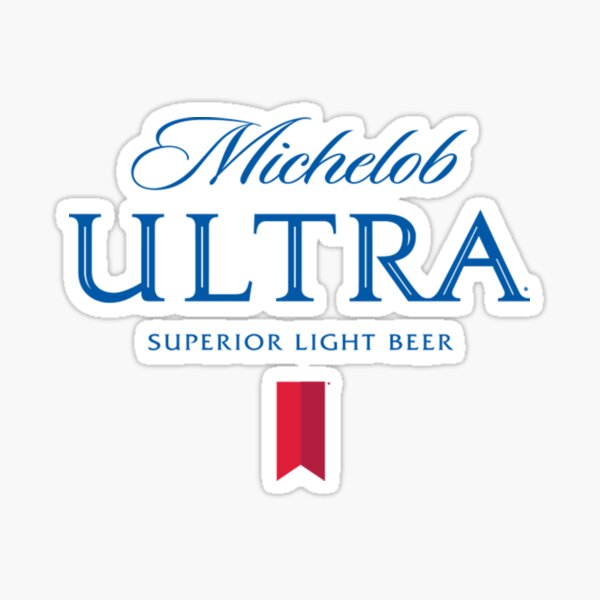 Copy of Michelob Ultra white Sticker