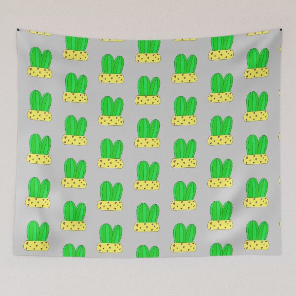 Item preview, Cute Cactus Design #6: 2 Cacti In Love designed and sold by DreamCactus.