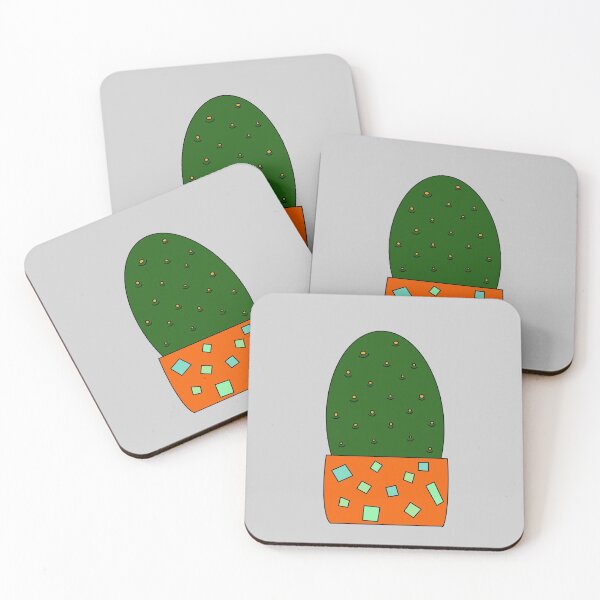 Item preview, Cute Cactus Design #7: Modern Beavertail Cactus designed and sold by DreamCactus.