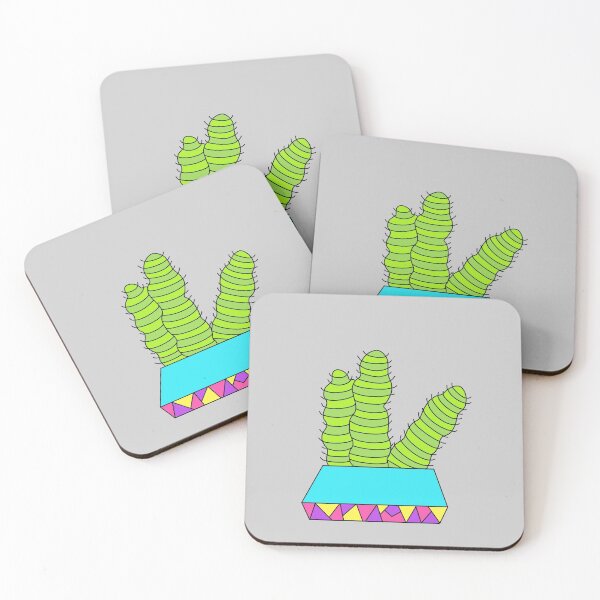 Item preview, Cute Cactus Design #8: Spaceworm Cactuses designed and sold by DreamCactus.