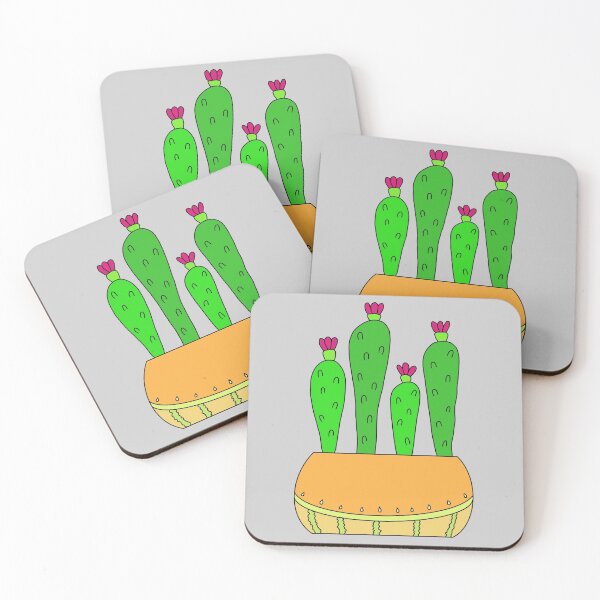 Item preview, Cute Cactus Design #9: Delicate Melon Pot Cacti designed and sold by DreamCactus.