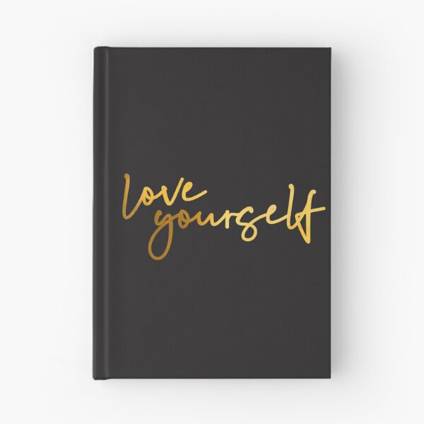 Item preview, Love yourself, selflove gold text sticker designed and sold by hollanov98.