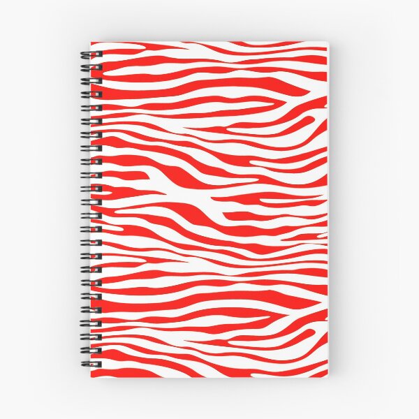 Item preview, Red and White Zebra Stripes designed and sold by Angelandspot.